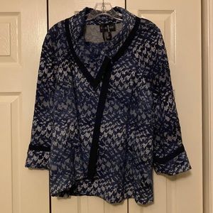 Frank Lyman knit flared jacket